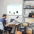 Lockways Dry Erase Calendar Whiteboard, Monthly White Board Calendar 36" x 24", Wall-Mounted Aluminum Framed Board