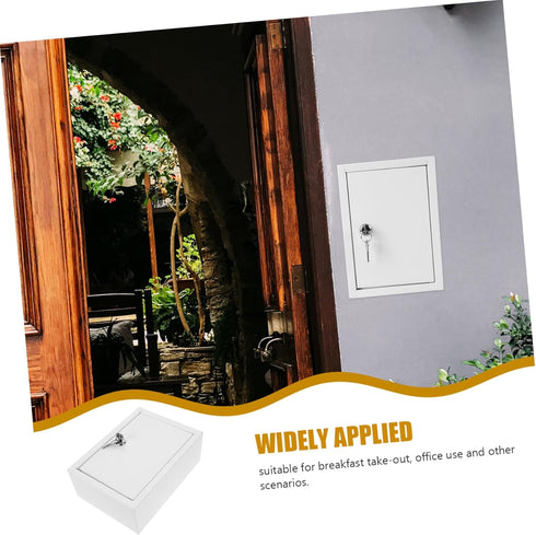 Package Package Homoyoyo Milk Box with Lock Wall Mounted Box for Outdoor Use Durable and Sturdy Design Multi Use