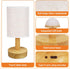 2200mAh 2700K Dimmable Small Cordless Bedside Table Lamp, Rechargeable Battery Powered Lamp with Touch Control, Warm