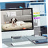 Acrylic Memo Board for Computer Monitor - Desk Reminder Storage