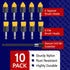 Set Pack 10, 5 5 6 Impresa Drill Brush Attachment - of Tapered & Flat, in Extender - Rotary Grout Cleaning Brushes
