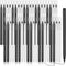 Marsui 40 Pcs Everlasting Pencil, Inkless Pencil with Eraser, Aesthetic Reusable Writing & Drawing Supplies