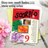 NobleWorks - 1 Jumbo Birthday Card with Zodiac Sign (8.5 x 11 Inch), Astrology Birth Sign, Large Bday Card