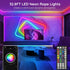 32.8Ft RopeLights,IP65 Neon Rope Lights,Flexible Led Rope Lights Control with App/Remote,Multiple Modes Outdoor RGB Led