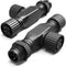 DriveXpwr T Connector(Simple)-2Pack Compatible with Philips Hue Outdoor Low Voltage Lights,Expand and Customize