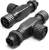 DriveXpwr T Connector(Simple)-2Pack Compatible with Philips Hue Outdoor Low Voltage Lights,Expand and Customize