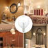 Snnalosses 40W Bulbs,Wax Bulbs,E12 120 Bulbs White,G50/120V,6 Packs Light Warmer Candelabra Base Volt Round Light