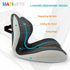 Orthopedic Memory Foam Seat Cushion with Adjustable Strap, Coccyx & Sciatica Pain Relief, Washable Non-Slip for Long