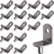 SDTWZW 5mm Shelf Pegs L-Shaped Cabinet Support Pins Bracket Style Clips for Bookcase