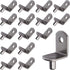 SDTWZW 5mm Shelf Pegs L-Shaped Cabinet Support Pins Bracket Style Clips for Bookcase