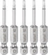5pcs H2 Hex Screwdriver Bit, 1/4" Hex Shank 2" Length Magnetic Screw Driver Power Tool