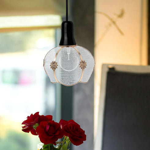 E27 4.2cm Homoyoyo Plastic Lampshade with Iron Frame, Medium Size Diameter, Pendant and Floor Lamp Shade Replacement
