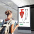 Portable Door Lock for Travel, Hotel Room Security Devices, Apartment Jammer, Additional Safety, 2022 Upgrade (Red