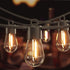East Oak Outdoor String Lights LED 48FT, Patio String Lights Waterproof with