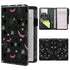 Server Books for Waitress Waiter with Zipper Pocket, Skull Gothic Leather Server
