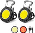 SEFONE Keychain Flashlight 2 Pack, 1000 Lumens EDC Flashlight COB Work Light,