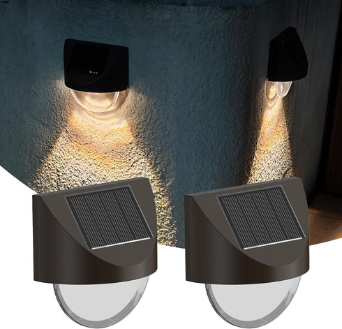 Solar Step Lights Outdoor, Solar Powered Stair Lights Outdoor Waterproof for Front