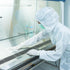 AAwipes Cleanroom Wipers 4x4 - 1200 Pcs, Cellulose/Polyester Blend, Grade A, 68GSM, Lint Free Wipes for Lab,