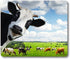 Smooffly Milk Cow Gaming Mouse Pad - Non-Slip Rubber Large Mouse Pad