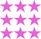 MECCANIXITY 100 Pack Glitters Star Cutouts Paper, Five Star Confetti for Birthday Party Classroom Wedding Wall