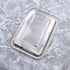 UKCOCO Stainless Steel Wax Dissection Tray - Biological Laboratory Equipment for Junior Senior School (18x25cm)