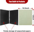 Vienrose 3 Ring Binder, 1 Inch Round Rings, Durable with Linen Cover, Holds 8.5" x 11" Paper