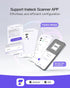 Inateck 2D 2D 2600mAh BCST-35 Barcode Scanner with Intelligent Stand, Wireless QR Code Scanner, Handheld Scanner