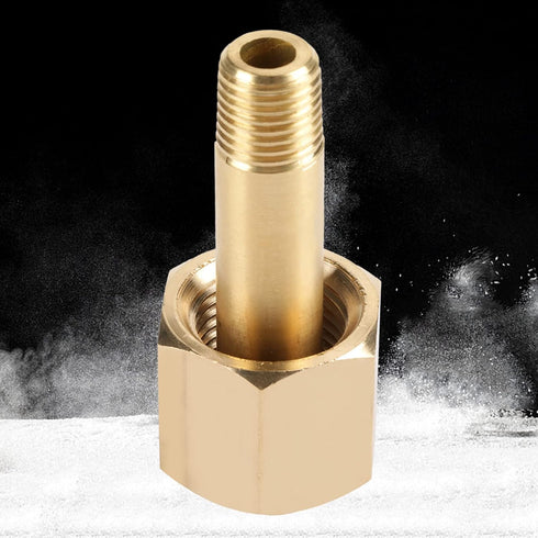 CGA-320 Regulator Nut, Nipple with Washer for Carbon Dioxide Regulator Inlet Bottle Fittings, 1 Set