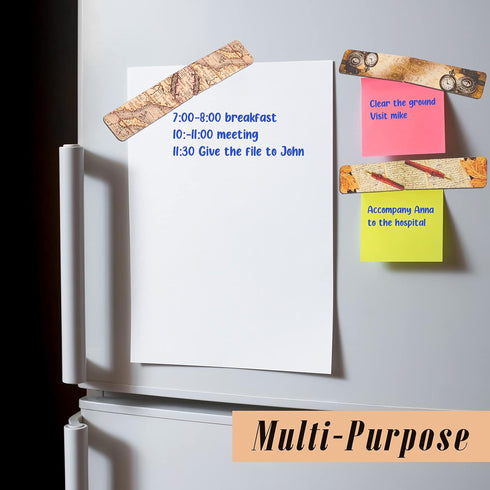Tenare 12 Pcs Magnetic Bookmarks, Assorted Double Side Cute Page Markers for Book Lovers