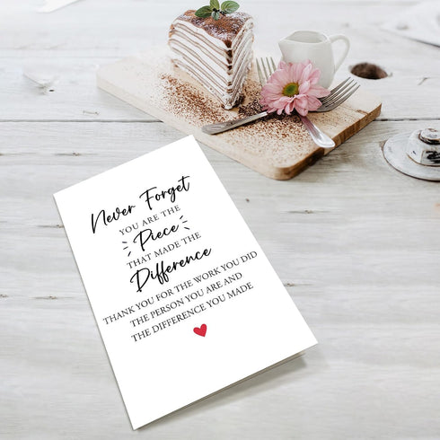 Supoeguk Thank You Card for Boss, Appreciation Gifts for Leader Manager, Boss Day Gift for Him Her, Never Forget You