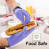 150 Count Biodegradable Disposable Medical Gloves Large - - Violet Blue Nitrile Gloves - Medical Exam Powder and Latex