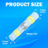 100Pcs 12-10 AWG Waterproof Solder Sleeve Heat Shrink Butt Connectors, Self Soldering Wire Connectors