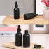 2oz Glass Dropper Bottle, Preety Texture Tincture Bottles with Precise Scales Eye Dropper, Leak-Proof Design (Black