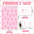 Maasechs 200 Pack 10x13 Set Set Pink Bow Poly Mailers Waterproof Self Adhesive Cute Shipping Bags with Thank Cards