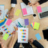 Lined Sticky Notes, 4x6, 8 Pads, Large Sticky Notes with Lines, 8 Bright Colours, Perfect for Office Home School Desk