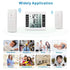 iBetterLife Digital Refrigerator Thermometer - Wireless Indoor Outdoor Temperature Monitor with 2 Sensors, Big LCD