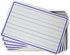 School Smart Lined Dry Erase Boards, 12 x 18 Inches, Pack of 10