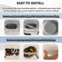 GeegAcc 3Pcs CP3540 3.5-4 Inch Round Ceiling Cover Plate for Electrical Box - Paintable White Hole Cover to Conceal