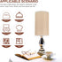 E27 4.72 Inch NUOBESTY Small Drum Lampshade Base Linen Fabric Lamp Cover for Table and Pendant Lamps Indoor Light