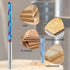 1/4 Inch HQMaster Extra Long Spiral Router Bit Upcut Shank Solid Carbide CNC Router Bit with Nano Blue Coating CNC Bits