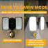19W 2 2000LM, 5000K, IP65 UME LED Flood Light Motion Sensor Outdoor, Adjustable Head, Waterproof, Dusk to Dawn Security