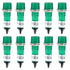 uxcell 10Pcs DC 24V Signal Indicator Dash Light, LED Bulbs XD10-3 Green, 10mm Panel Mount