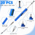 Maitys 40 6 1 Pcs Multi Tool Pens for Father's Day in Screwdriver Multi Function Pens with Level Gauge Stylus Phone