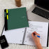 Five Star Advance Spiral Notebooks + Study App, 2 Pack, 1 Subject, College Ruled, 100 Sheets, 11" x 8-1/2", Black,