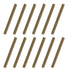 uxcell 12pcs Fully Threaded Rods 1/4x2-1/2" Carbon Steel All Thread Studs for Furniture and Garden Railing Assembly