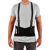 Ergodyne ProFlex 100 Back Support Brace, 8" Spandex Belt, Adjustable, Removeable Straps, Small, Black