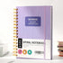 Yoment Subject Spiral Notebook 6 x 8 College Ruled Bound Journal Notebooks for Work 100 GSM Thick Paper Notebooks for Note Taking School Office Supplies, Purple by Yoment