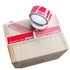 TamperSeals Group - 1 Roll Precut Serial Numbered Red Tamper Evident Security Tape, 48mm x 50m
