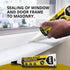 Selsil Siliconized Super Acrylic Latex Sealant, White Caulking for Indoor & Outdoor, 5.5 oz (160 ml)