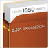 Pendaflex Expanding Accordion File Pockets, Extra Durable, Letter Size, Expands 5.25", 10/Box, Reinforced with Dupont